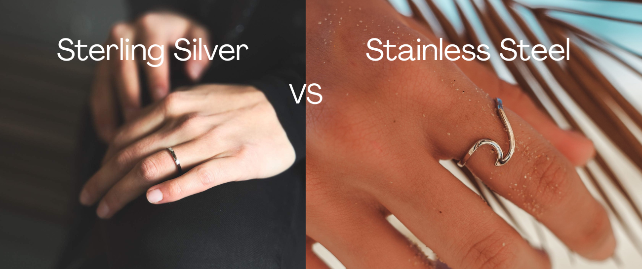 Sterling Silver vs Stainless Steel