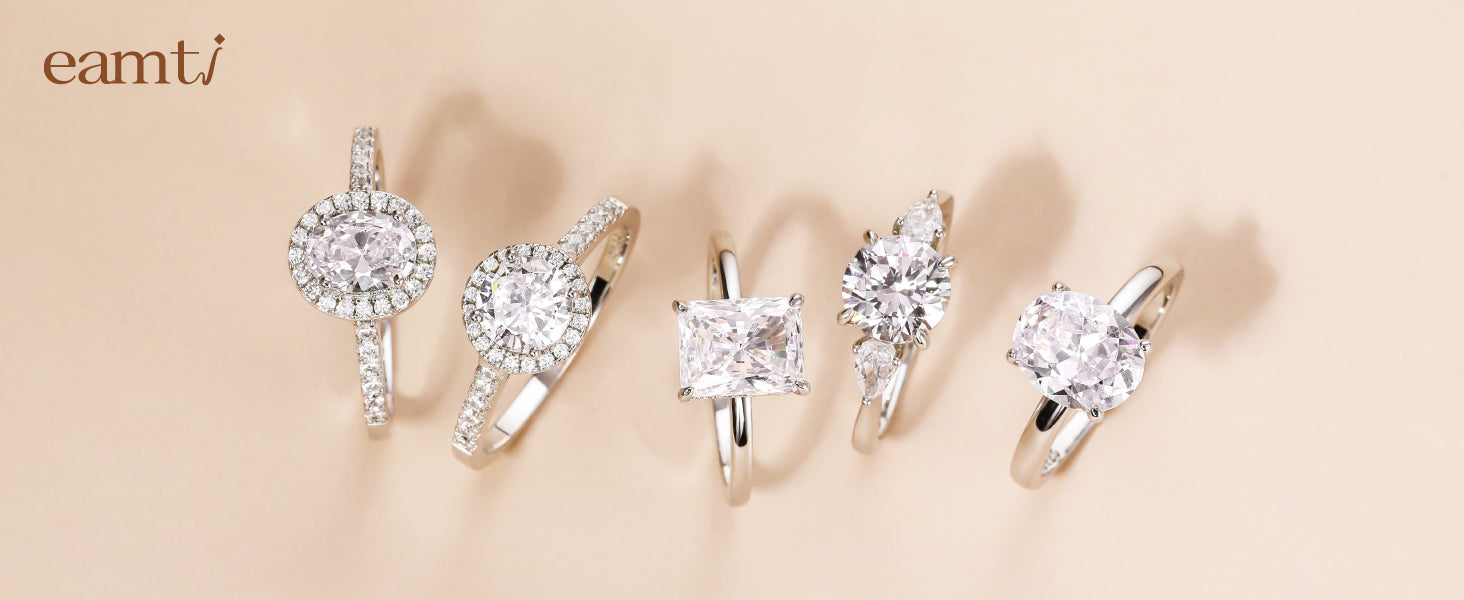 cubic zirconia engagement rings