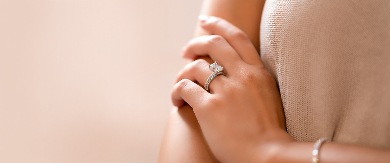 cz engagement rings under $100