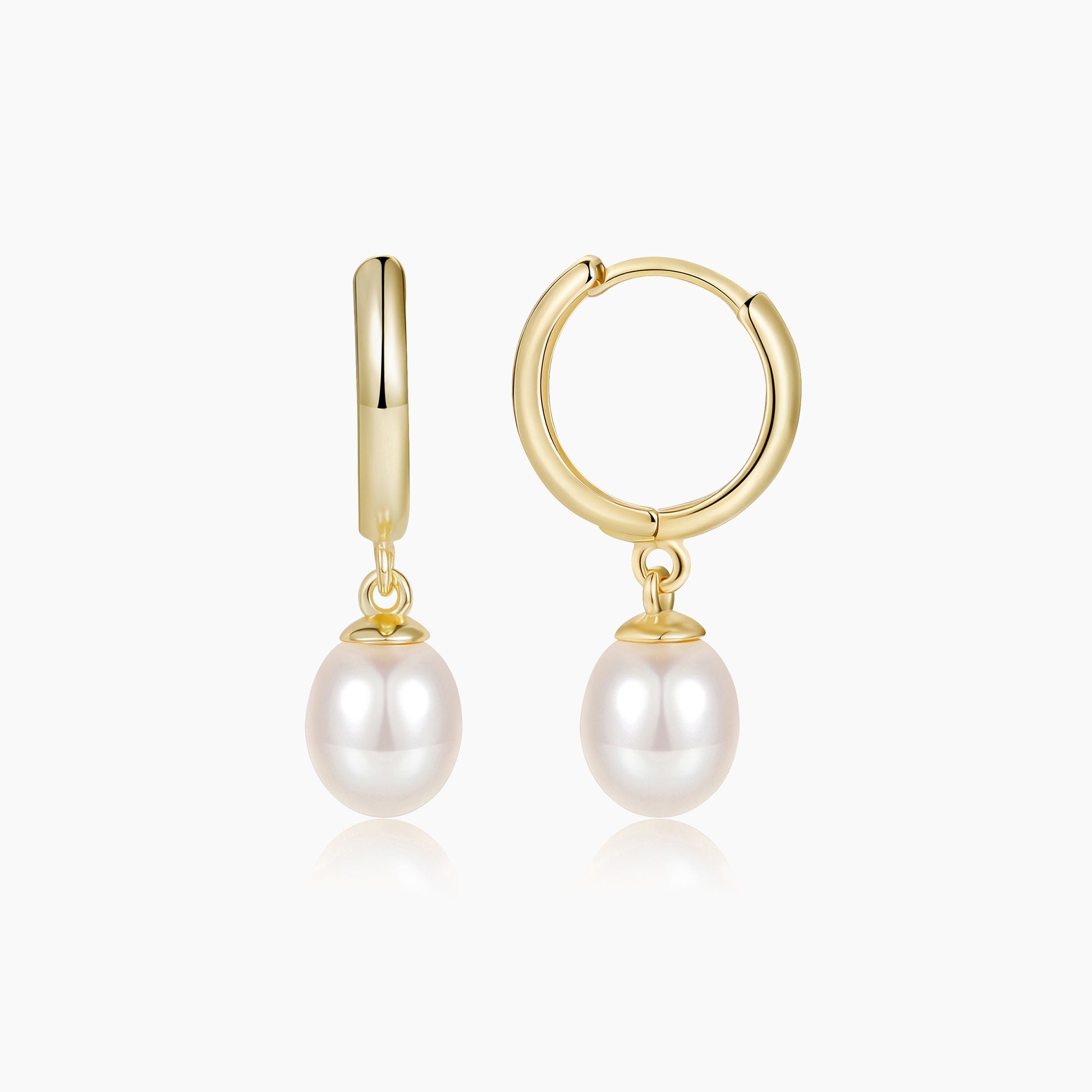 pearl earrings, huggie earrings, drop earrings, gold earrings, 14k gold plated, freshwater pearls, pearl bridal earrings, pearl wedding earrings, freshwater pearl earrings for women, gold plated earrings, white pearls