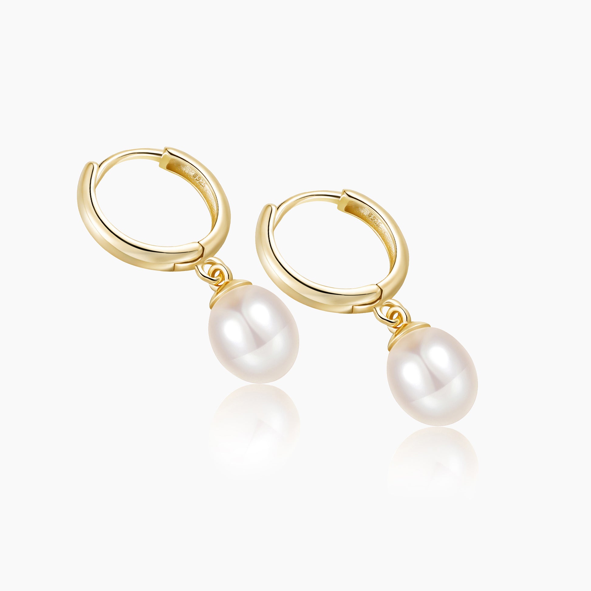 pearl earrings, huggie earrings, drop earrings, gold earrings, 14k gold plated, freshwater pearls, pearl bridal earrings, pearl wedding earrings, freshwater pearl earrings for women, gold plated earrings, white pearls