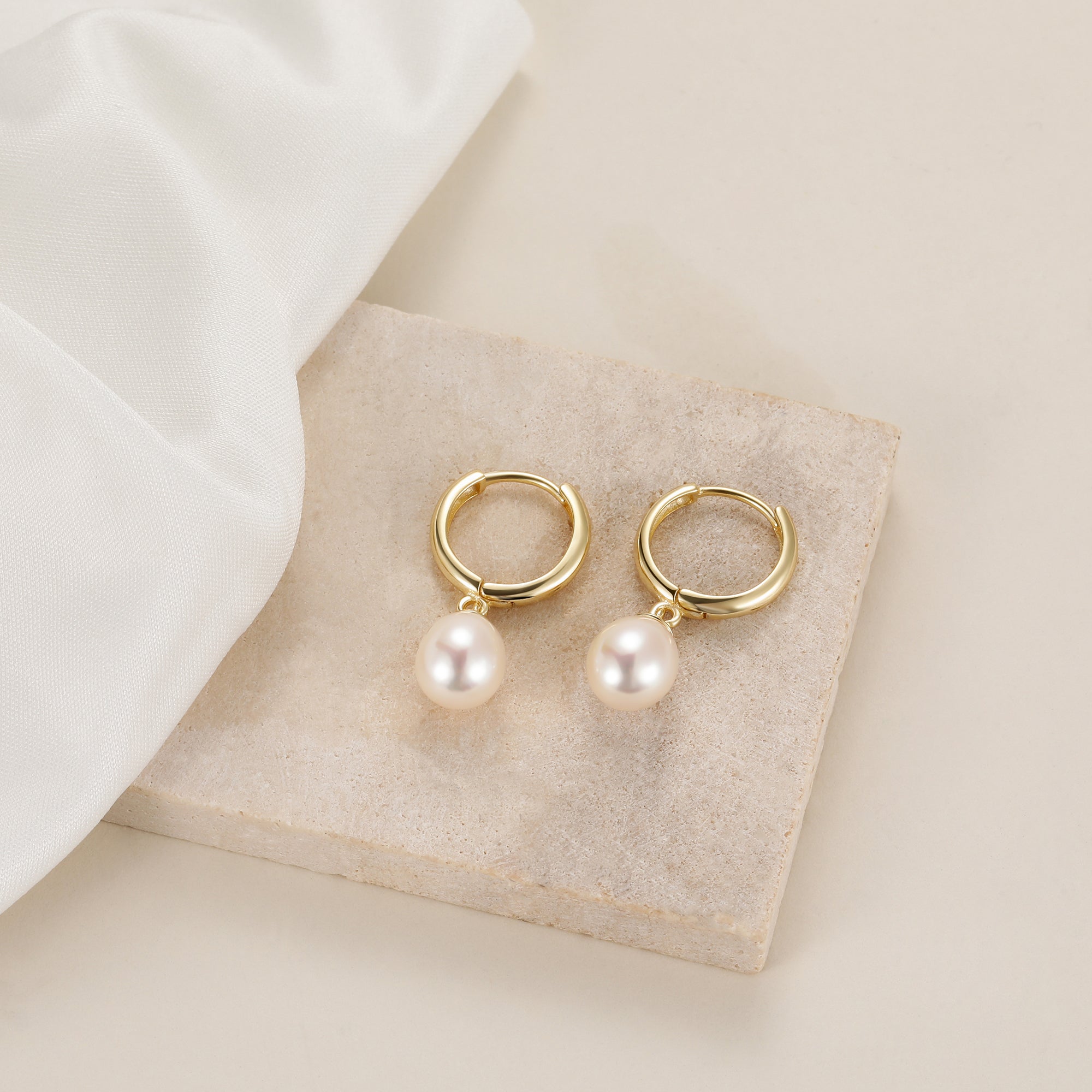 pearl earrings, huggie earrings, drop earrings, gold earrings, 14k gold plated, freshwater pearls, pearl bridal earrings, pearl wedding earrings, freshwater pearl earrings for women, gold plated earrings, white pearls
