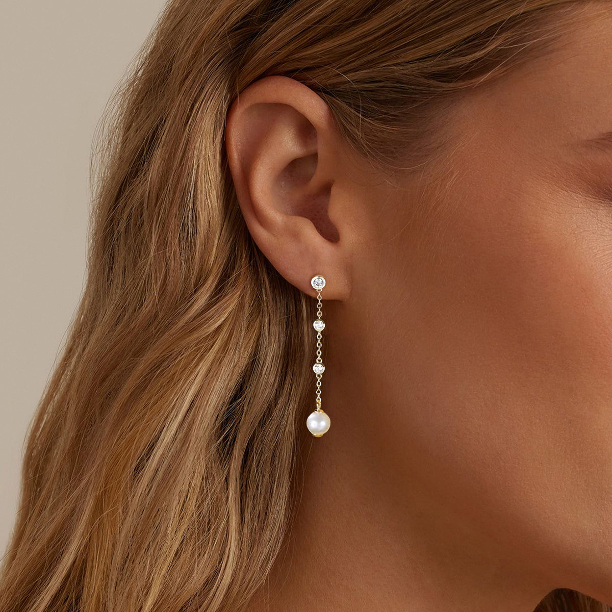 silver pearl earrings, pearl dangle earrings, s925 dangle earrings