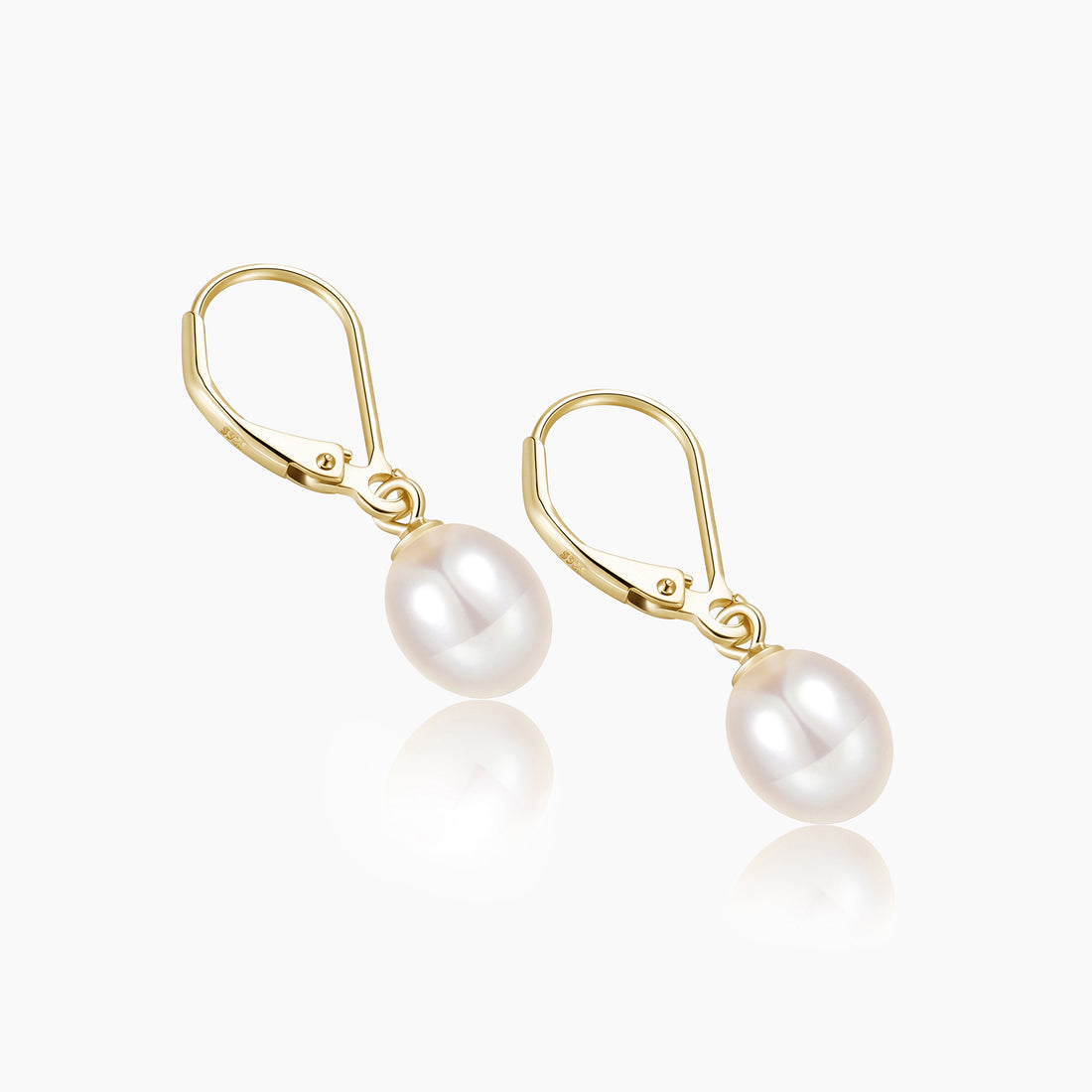 pearl earrings, leverback earrings, dangle earrings, gold earrings, 14k gold plated, freshwater pearls, pearl bridal earrings, pearl wedding earrings, freshwater pearl earrings for women