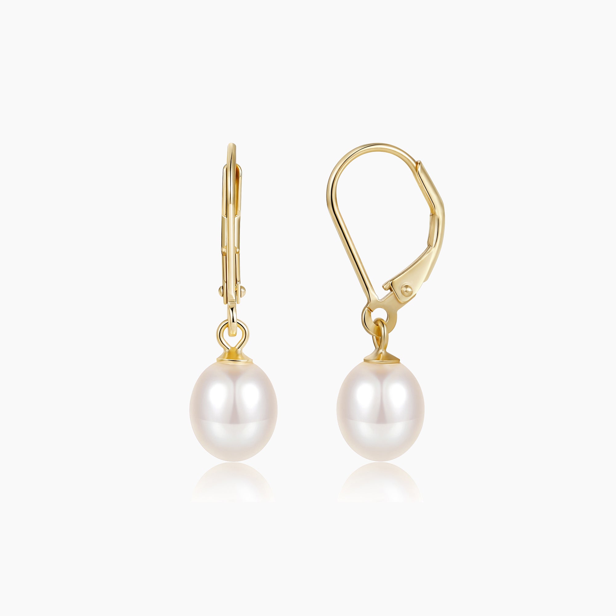 pearl earrings, leverback earrings, dangle earrings, gold earrings, 14k gold plated, freshwater pearls, pearl bridal earrings, pearl wedding earrings, freshwater pearl earrings for women, gold plated earrings, white pearls