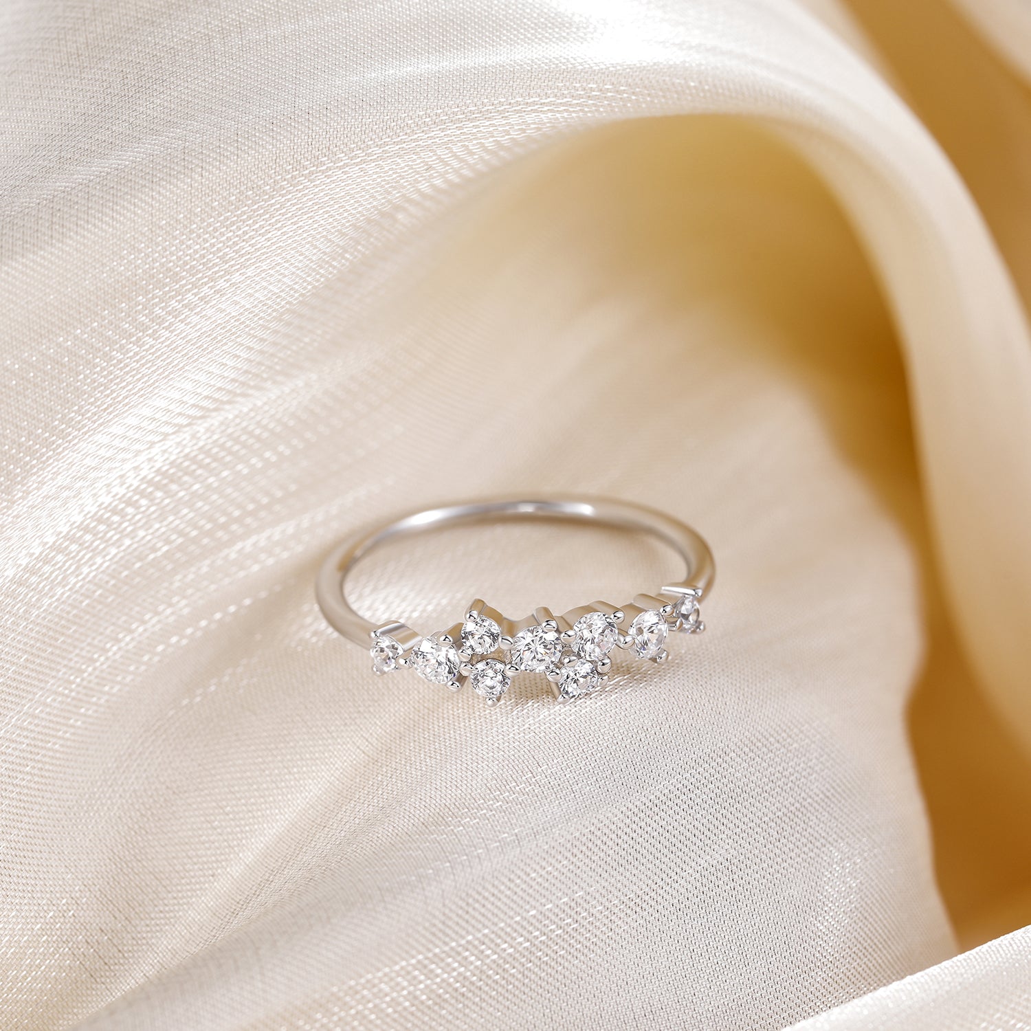 eternity rings for women, s925 wedding rings, stunning cz ring, dainty ring for women, minimalist engagement ring, minimalist wedding rings