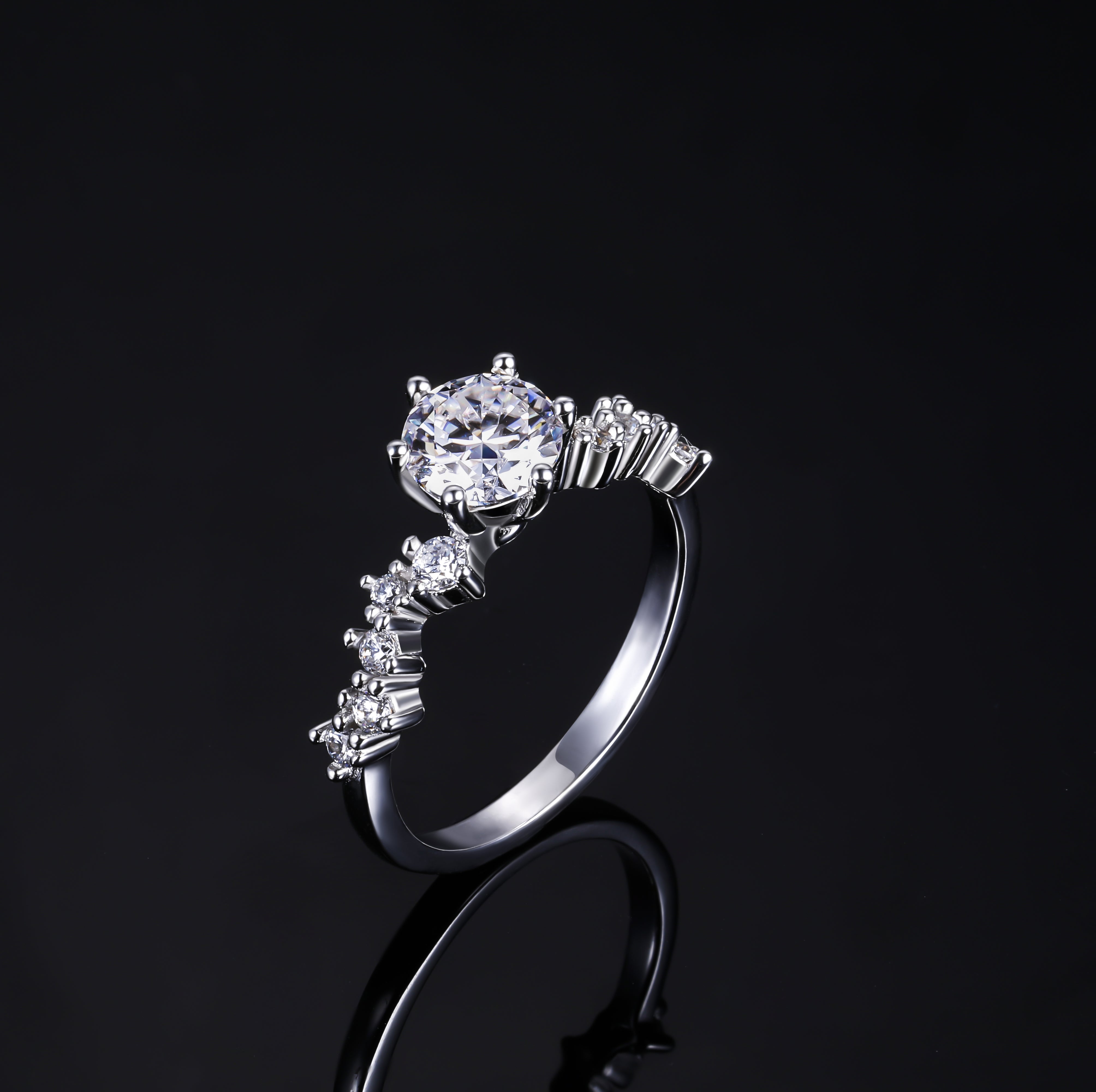 moissanite engagement rings, moissanite wedding rings, affordable moissanite engagement rings, 1ct moissanite rings, moissanite promise ring