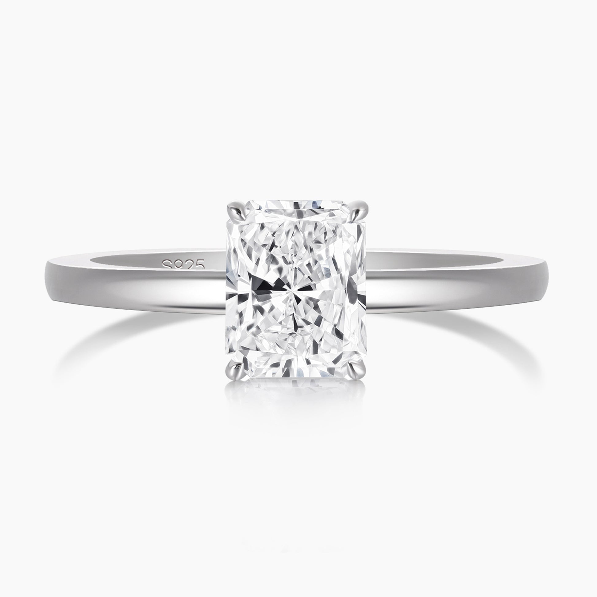 radiant cut engagement rings, radiant cut, radiant diamond, radiant cut diamond ring, radiant cut ring, radiant diamond ring, 1 carat radiant cut diamond ring, cubic zirconia engagement rings, cubic zirconia wedding rings