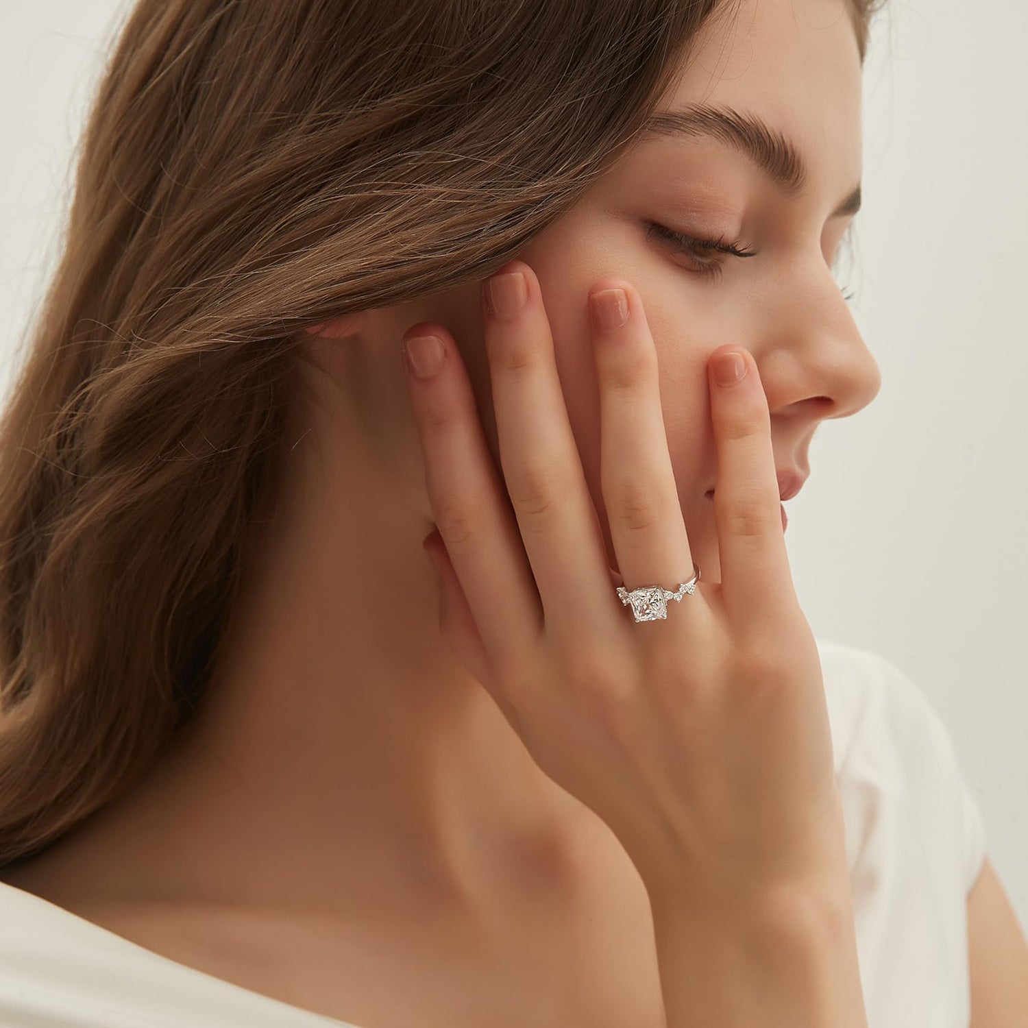 princess cut ring, travel ring under $50, cheap wedding under $50, cheap cubic zirconia rings, silver cz ring, cheap cubic zirconia engagement ring, princess ring