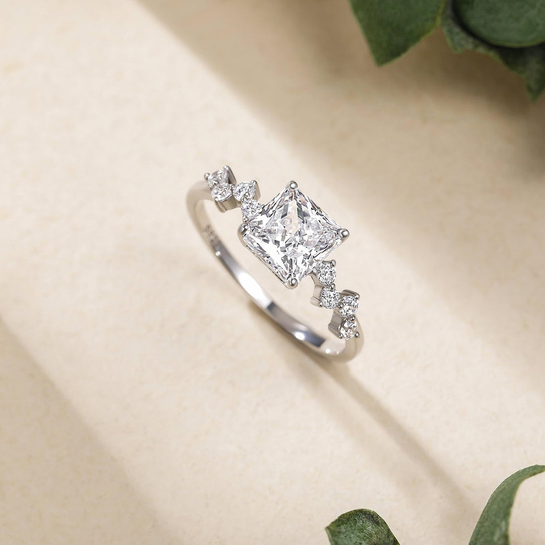 princess cut ring, travel ring under $50, cheap wedding under $50, cheap cubic zirconia rings, silver cz ring, cheap cubic zirconia engagement ring, princess ring