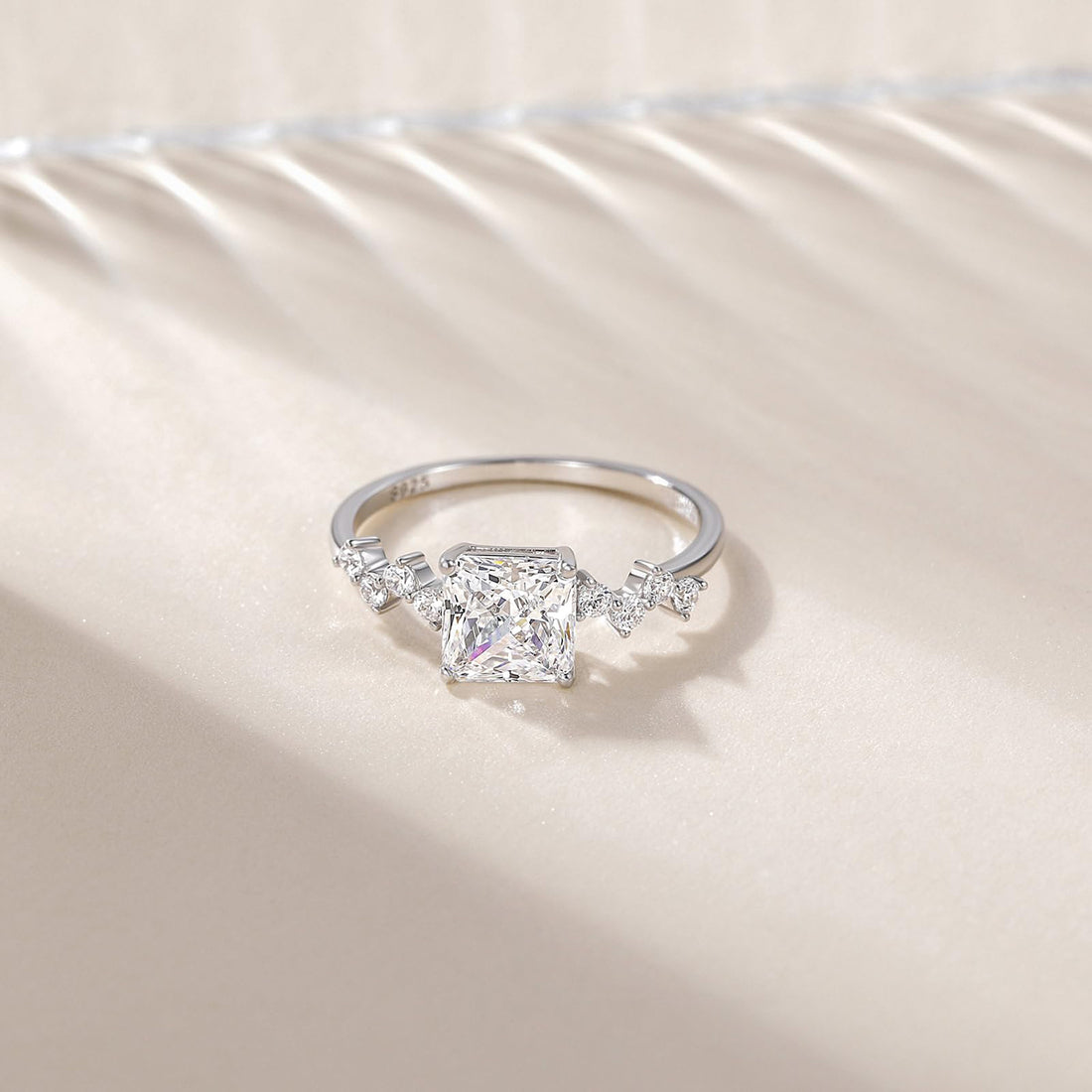 princess cut ring, travel ring under $50, cheap wedding under $50, cheap cubic zirconia rings, silver cz ring, cheap cubic zirconia engagement ring, princess ring