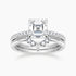 cheap wedding ring sets, asscher cut ring, cubic zirconia ring, sterling silver ring, silver wedding rings, crown rings, cheap cubic zirconia ring, fake bridal set rings