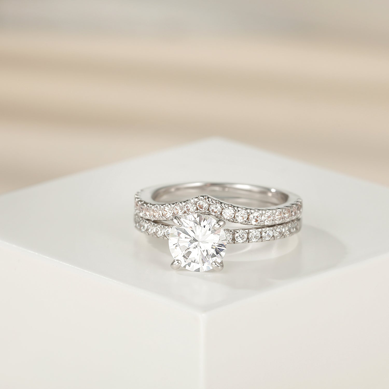 fake bridal set rings, round engagement rings, quality wedding rings, promise rings for women, cubic zirconia rings, cheap wedding ring sets, silver wedding rings for women