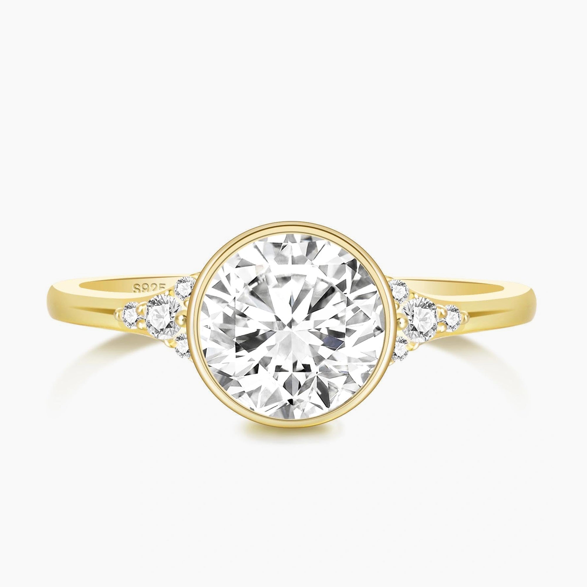 bezel engagement rings, round engagement rings, cubic zirconia wedding rings, round zirconia ring, cubic zirconia round ring, cubic zirconia engagement rings, cubic zirconia wedding rings, travel rings, fake diamond rings