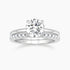 fake bridal set rings, silver cubic zirconia ring set, cubic zirconia ring set, cubic zirconia wedding rings, 2ct wedding ring set, cheap wedding ring sets, stackable ring