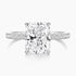 radiant cut ring, sterling silver rings for women, affordable wedding rings, cubic zirconia ring, 4ct ring, sterling silver cubic zirconia rings, travel ring, cheap rings, inexpensive promise ring, cz engagement rings