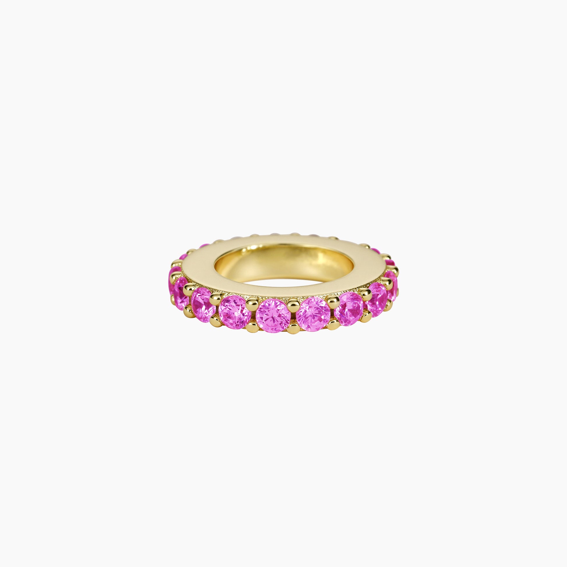 Round Birthstone Charm
