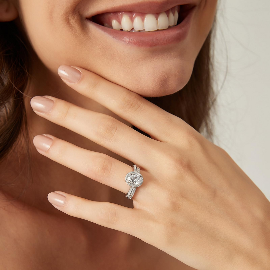 fake bridal set rings, cheap bridal ring sets, bridal set wedding ring, oval cut rings, travel rings, 2ct wedding rings