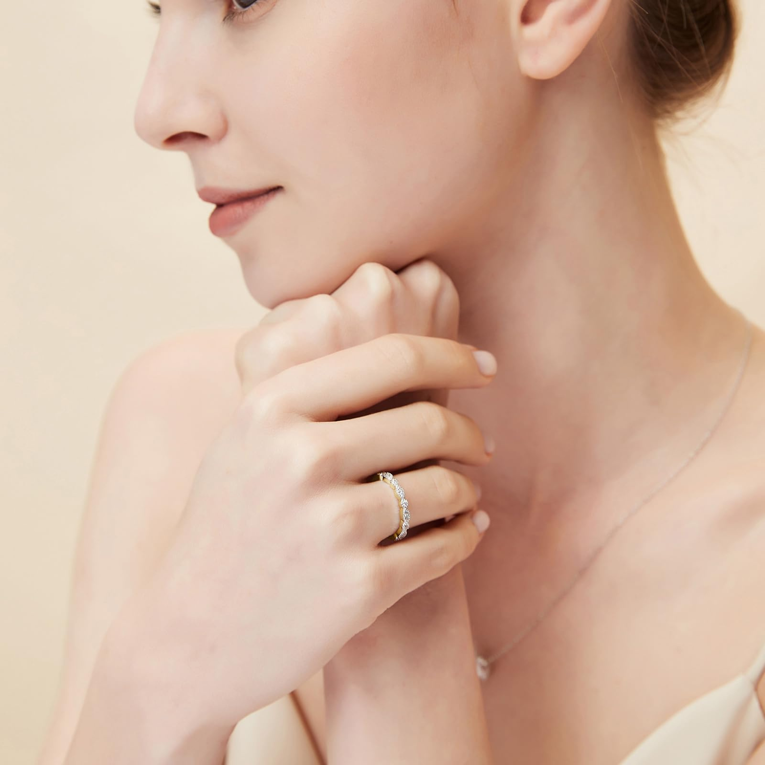 womens eternity ring, sterling silver eternity band, cz engagement ring set, eternity bands, eternity band rings, eternity stackable ring, silver eternity ring, s925 eternity band