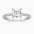 asscher cut ring, cubic zirconia ring, sterling silver ring, silver wedding rings, cheap cubic zirconia ring, asscher