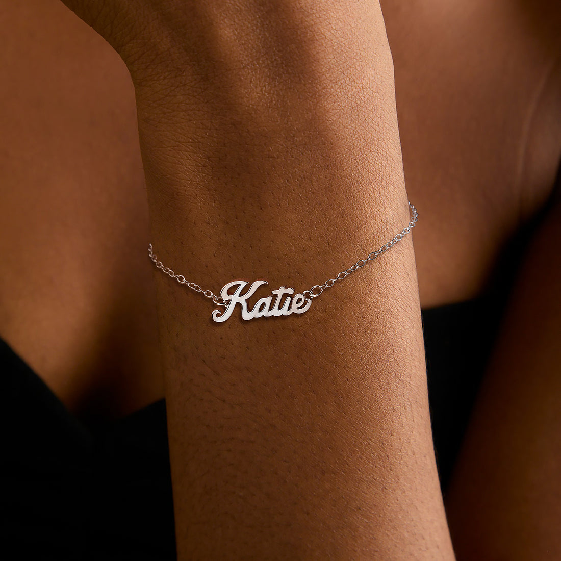 name bracelet, silver bracelet, stacking bracelets, gift for mom