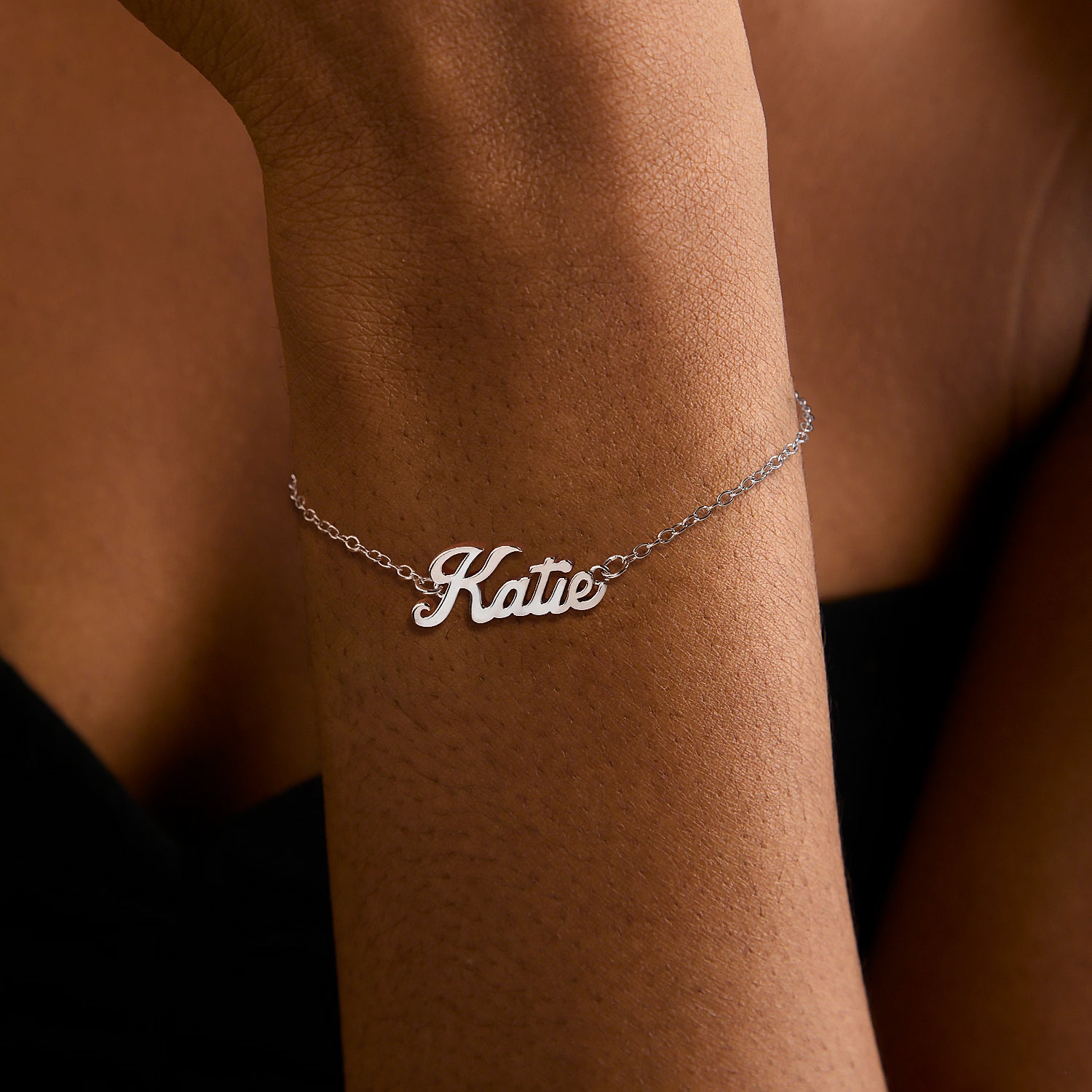 name bracelet, silver bracelet, stacking bracelets, gift for mom