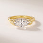 unique engagement bands, east west marquise ring, moissanite wedding rings, cubic zirconia rings, cz engagement rings, cz ring, brass rings, travel engagement ring, traveling ring, solitaire engagement ring​