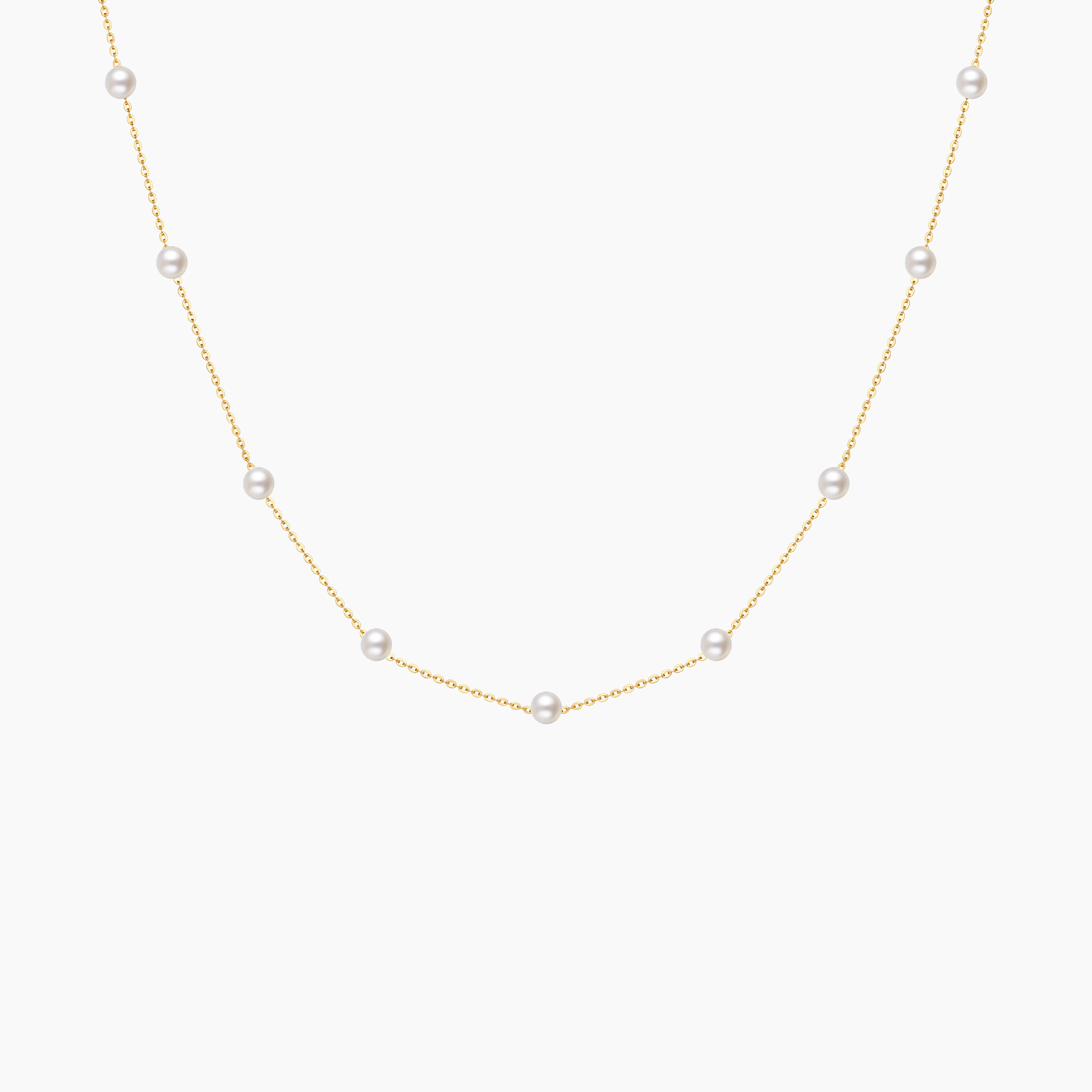  freshwater cultured pearls necklace, Pearl Station Necklace, Freshwater Pearl, 925 sterling silver chain, freshwater cultured pearls necklace, Pearl Station Necklace, Freshwater Necklace