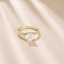 2CT engagement ring, asscher cut ring, cubic zirconia ring, sterling silver ring, cubic zirconia engagement ring, cheap wedding rings