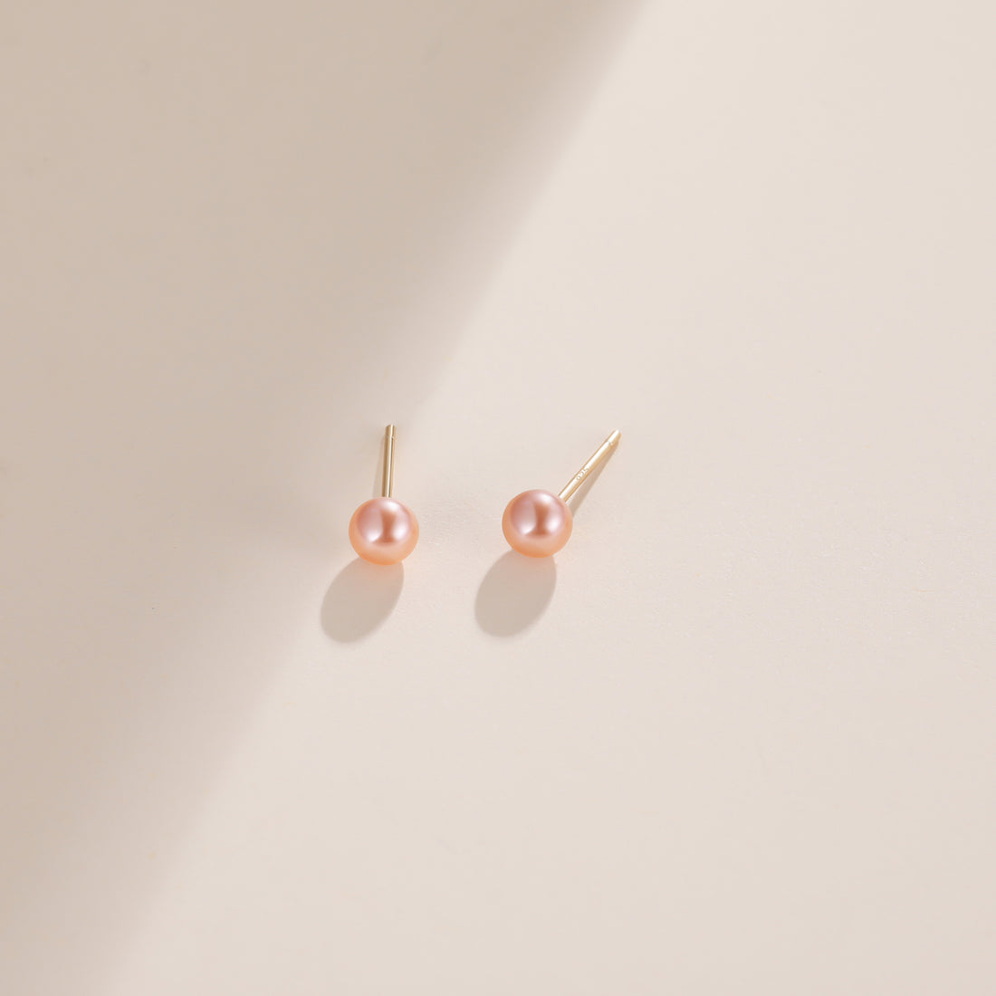 5mm pink pearls, pink pearl earrings, classic pearl earrings, pearl stud earrings, earrings in pink, gold earrings, 925 sterling silver posts, pearl bridal earrings, freshwater pearl earrings, pearl wedding earrings, pearl studs, pink pearls