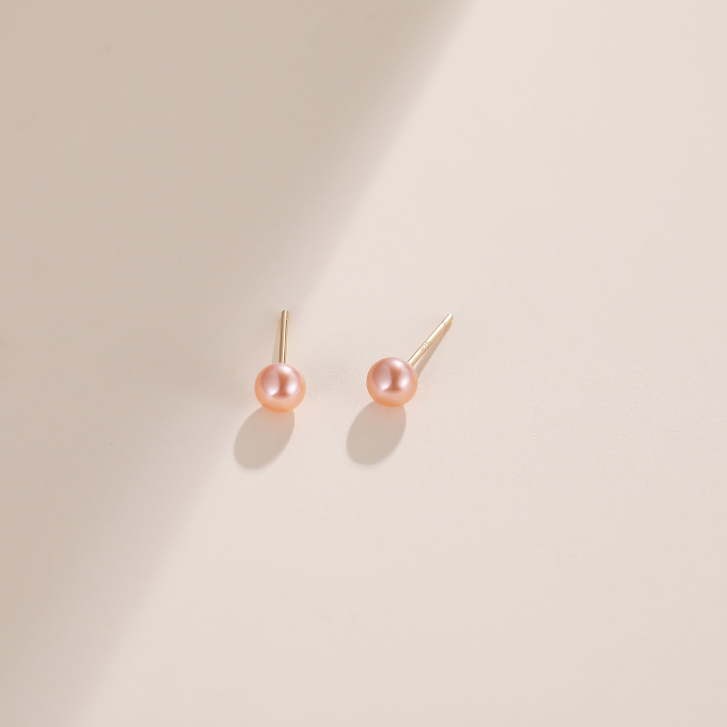 5mm pink pearls, pink pearl earrings, classic pearl earrings, pearl stud earrings, earrings in pink, gold earrings, 925 sterling silver posts, pearl bridal earrings, freshwater pearl earrings, pearl wedding earrings, pearl studs, pink pearls