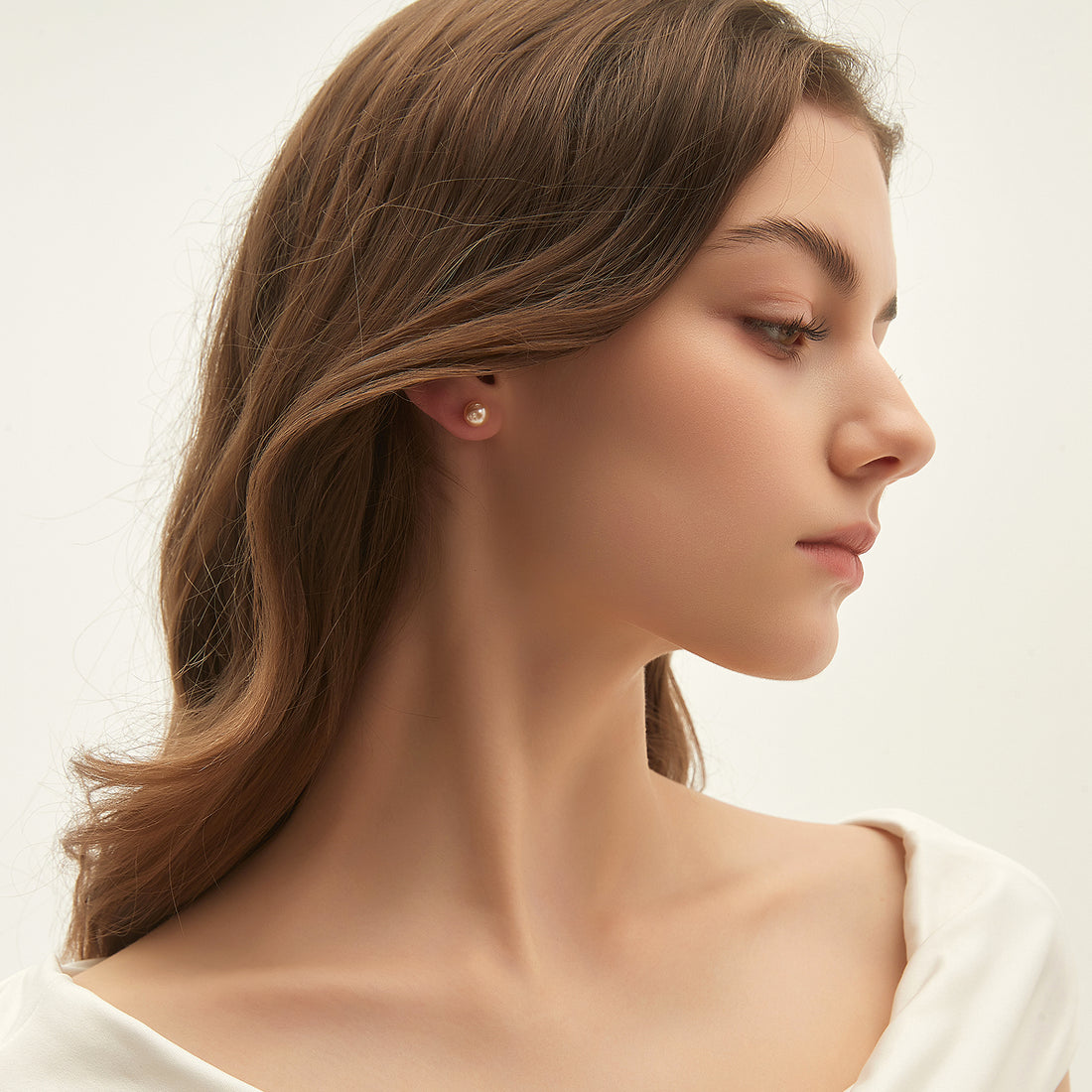 7mm pink pearls, pink pearl earrings, classic pearl earrings, pearl stud earrings, earrings in pink, gold earrings, 925 sterling silver posts, pearl bridal earrings