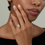 fake engagement rings, eamti jewelry, eamti rings, cubic zirconia usa, cz engagement rings, cheap cz jewelry, 14K gold plated, Hidden Halo Elongated Cushion Cut Engagement Ring, solitaire Elongated Cushion Cut Engagement Ring, solitaire engagement ring, cubic zirconia, hidden halo, elongated cushion cut
