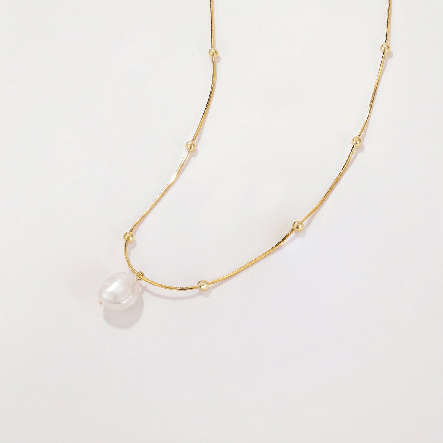 silver pearl necklace, baroque pearl, fesh water pearl necklace, necklace with pearl drop, pearl drop neckace