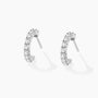 silver huggie, hoop huggies, huggie earrings, tiny hoop earrings, silver earrings, s925 earrings for women