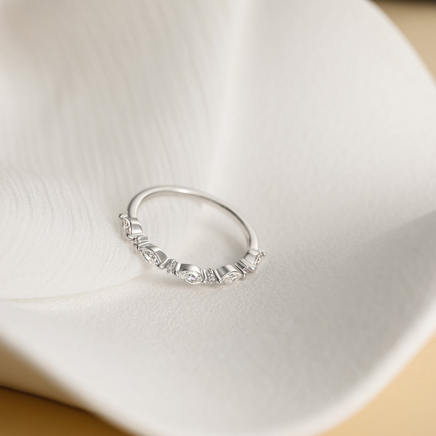 stackable ring, wedding wedding bands, half eternity ring, her and her promise rings, travel wedding bands, cz ring, wedding rings cz, eamti rings, cheap wedding rings under $50, copper ring, marquise ring, marquise wedding ring, dainty rings