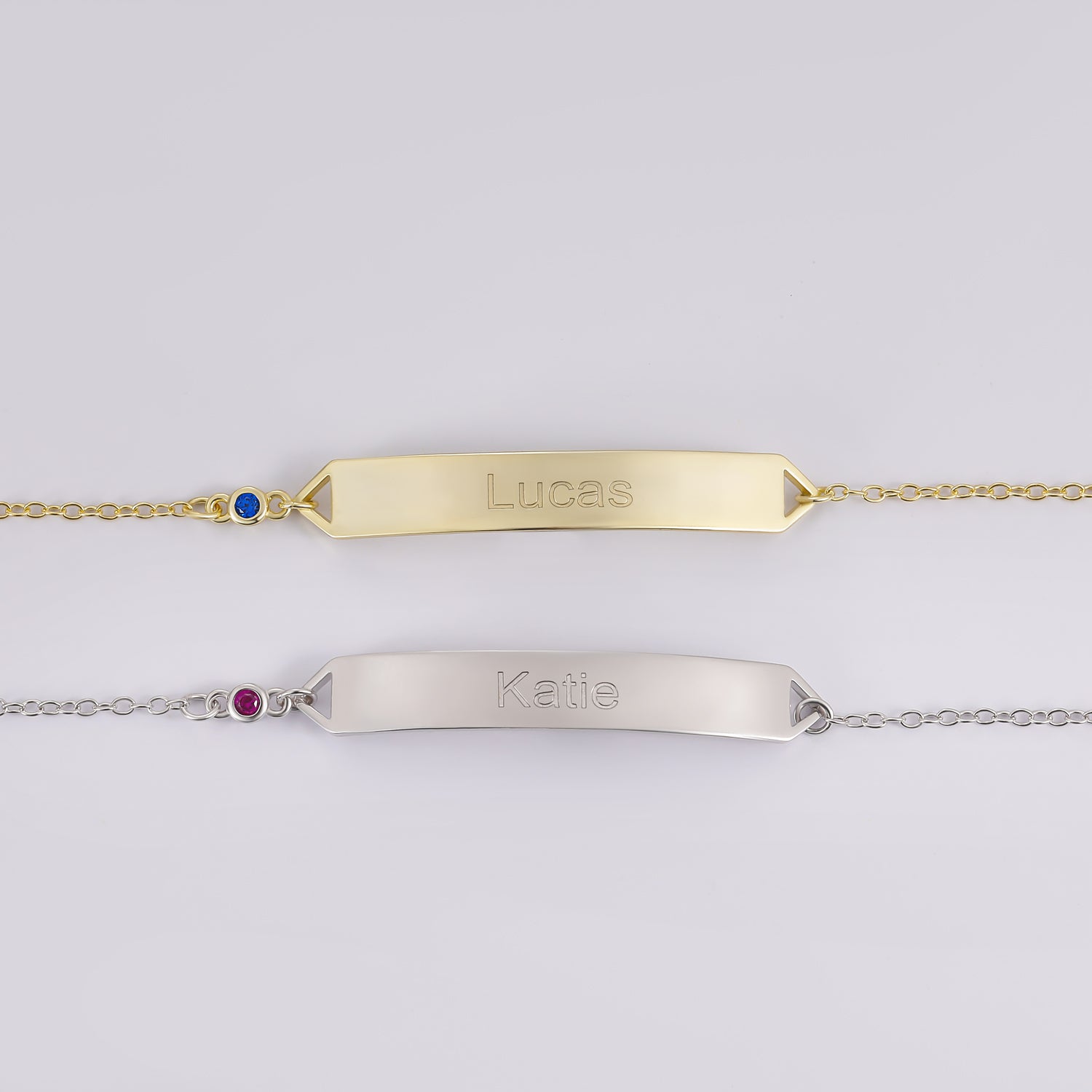 name bracelet, birthstone bracelet, stacking bracelets