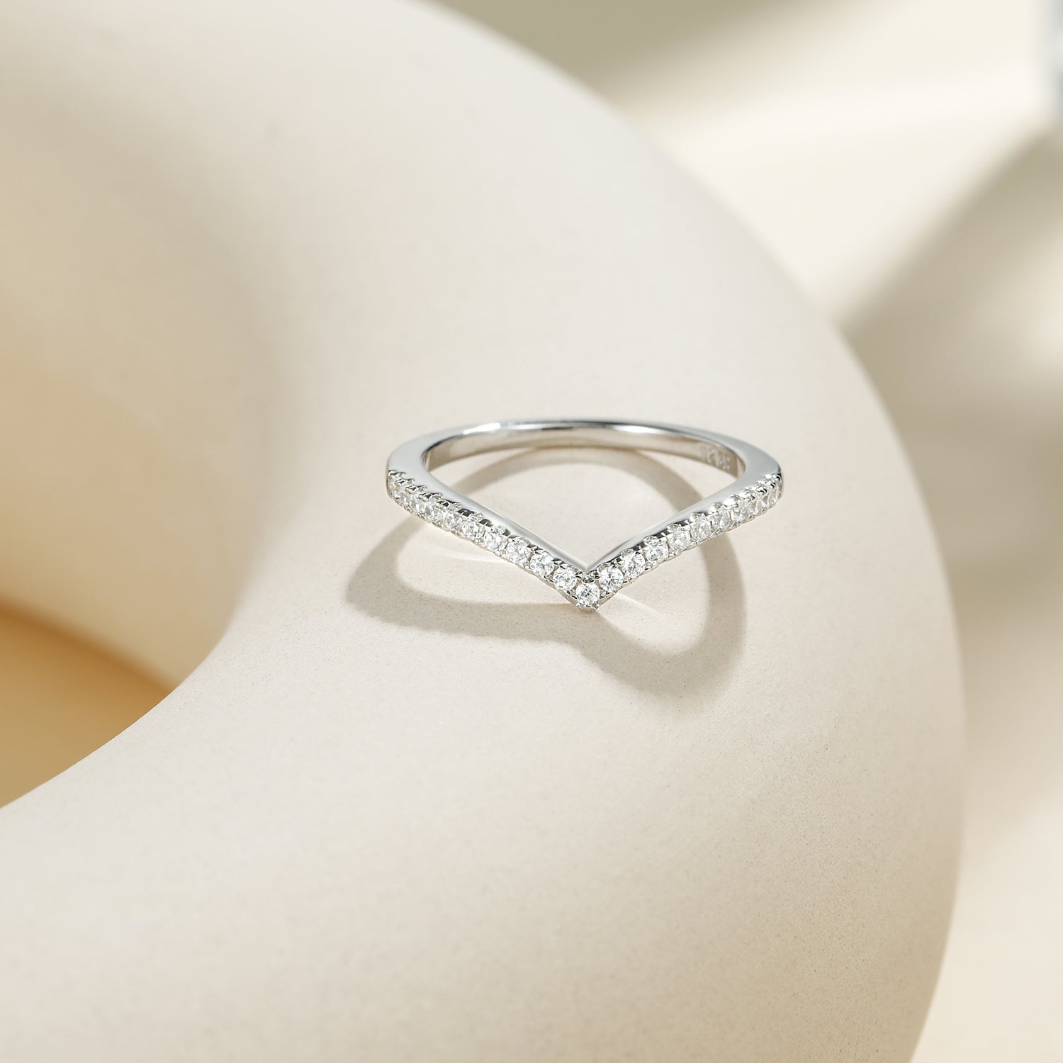 v shaped rings, s925 v shaped ring for women, sterling silver stackable ring, womens eternity ring, sterling silver eternity ring, sterling silver eternity ring, eternity band engagement ring