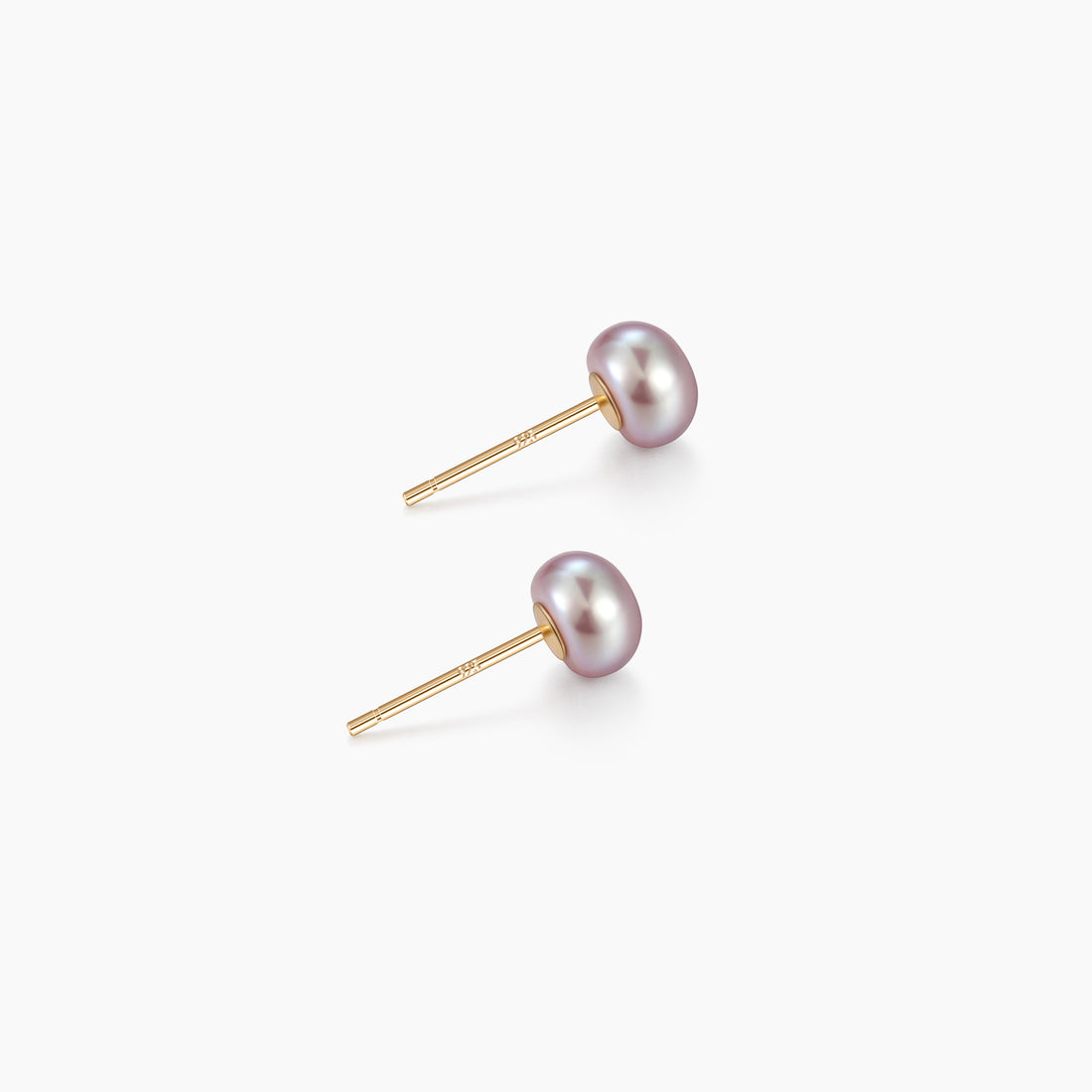 purple pearls, pearl stud earrings, earrings in purple, gold earrings, 925 sterling silver posts, pearl bridal earrings, purple pearls, pearl wedding earrings