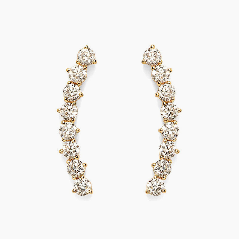 gold earring; high quality jewelry; Eamti;