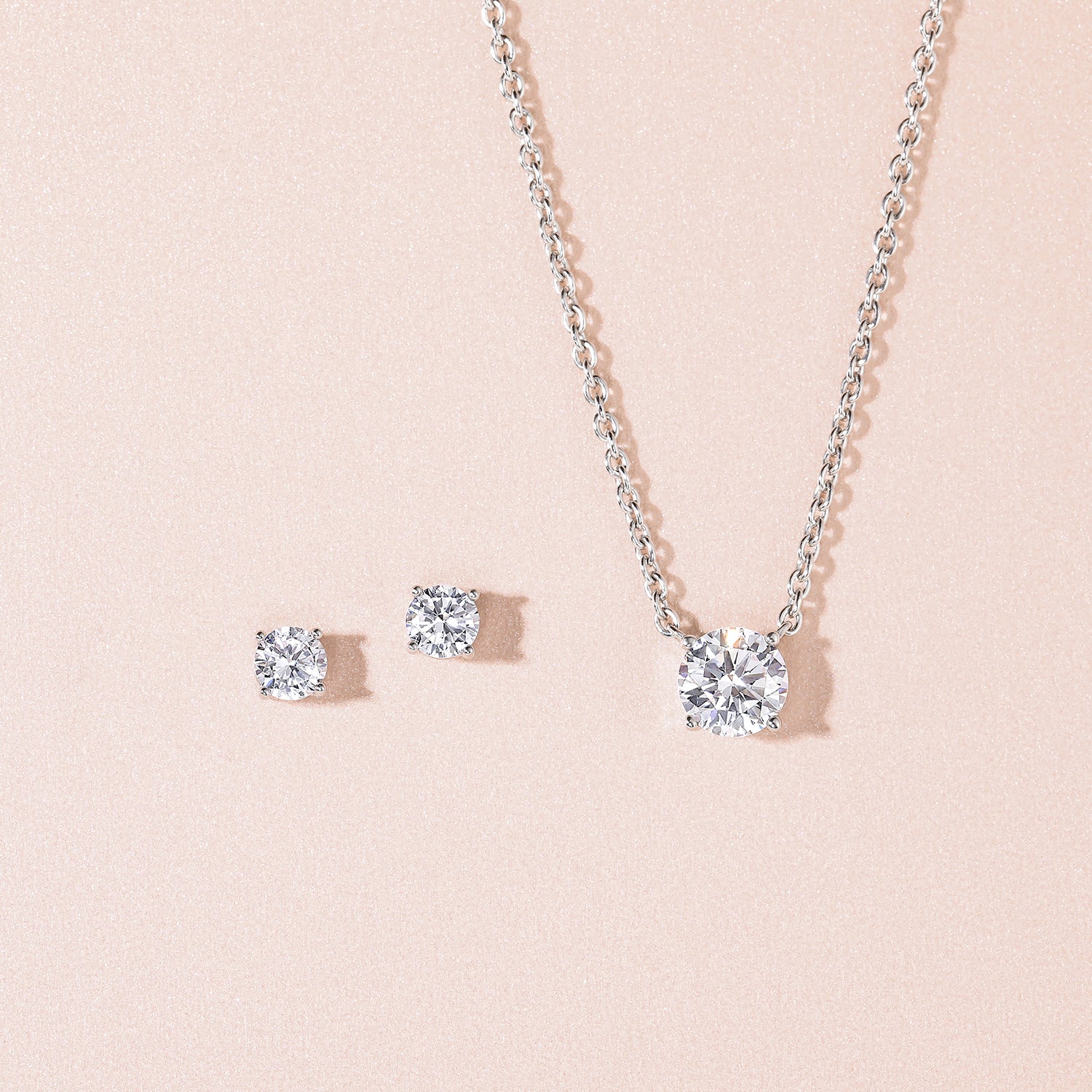 necklace and earrings set, bridal set, cz wedding sets, sets bridal jewelry, solitaire necklace for women, sterling silver necklace, silver gemstone necklace, cubic zirconia, stud earrings, wedding jewelry sets, wedding jewelry sets for bride, wedding jewelry sets for bride