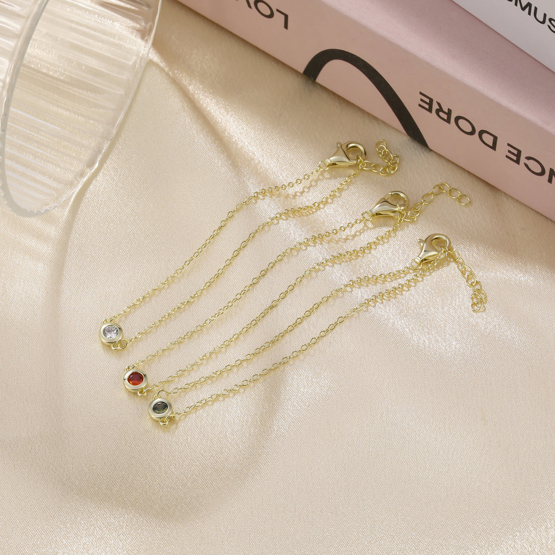 cubic zirconia bracelet, adjustable bracelet, mom bracelet