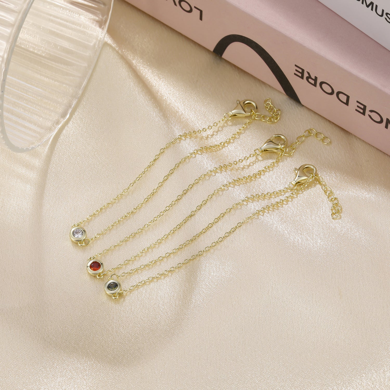 cubic zirconia bracelet, adjustable bracelet, mom bracelet