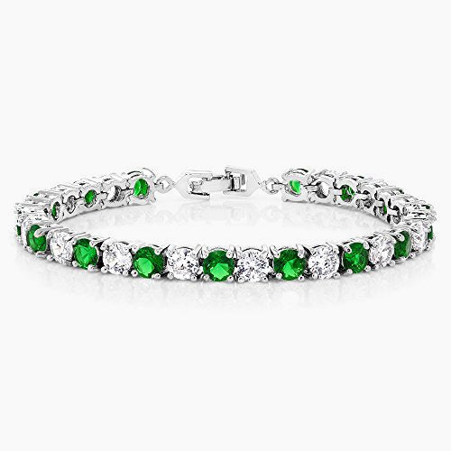 green sparkling bracelet; bracelet for women; Eamti;