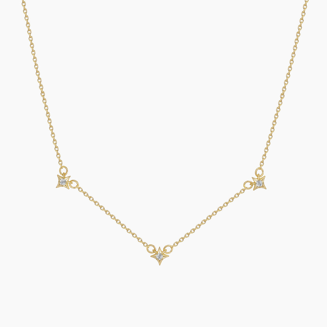 Gold Plated, Birthstone Necklace, Layered Necklace, Personalized Necklace, Delicate Necklace, Dainty Necklace, Affordable Jewelry, Star Necklace