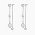 freshwater pearl earrings for women, cz pearl drop earrings, s925 earrings for women, pearl drop earrings, silver pearl earrings