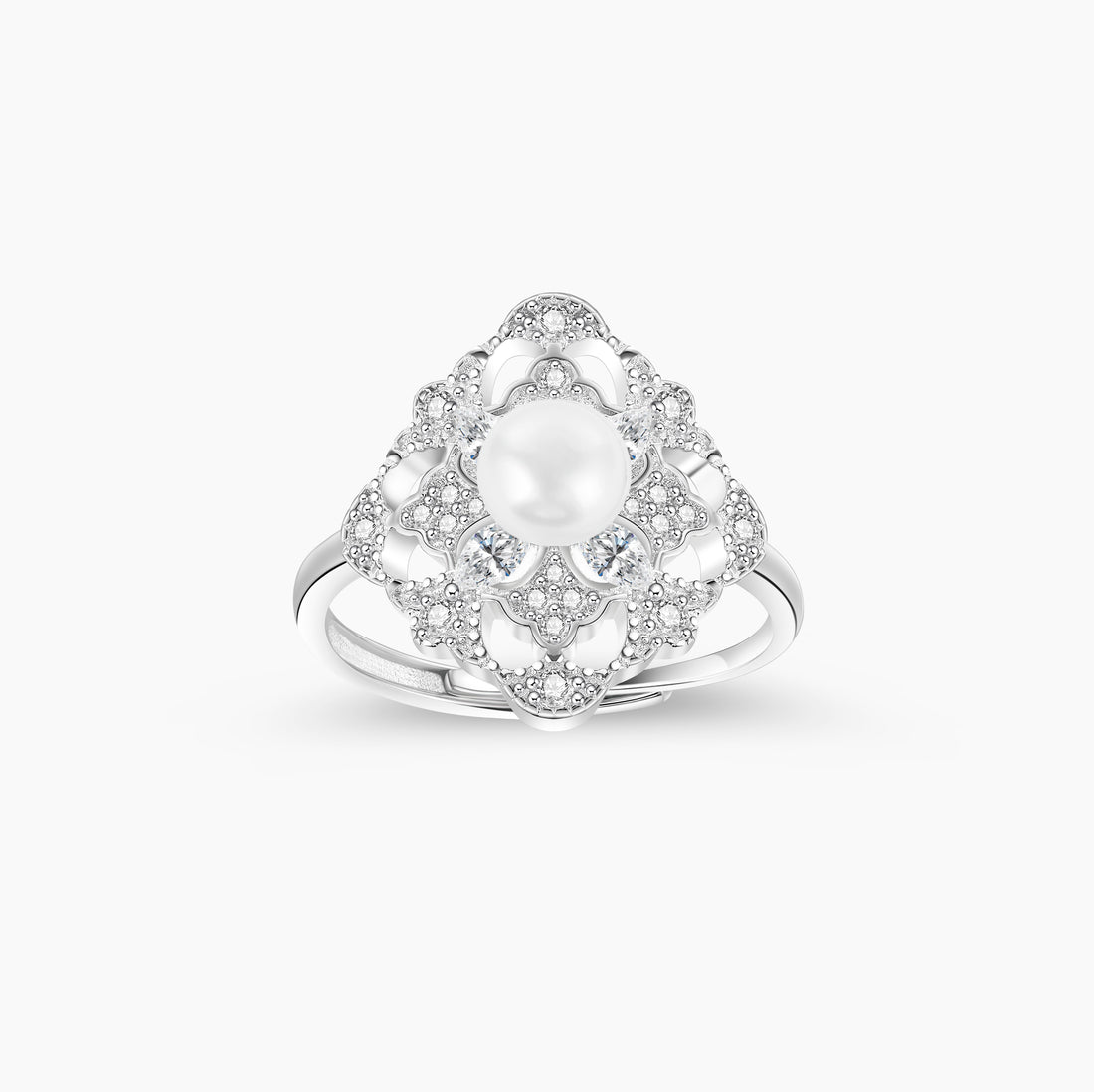 pearl engagement rings, silver pearl ring, mother of pearl ring, pearl wedding rings, pearl proposal ring