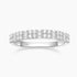classic gemstone rings, sterling silver rings, round cut, half eternity ring, infinity ring, s925 band ring for women
