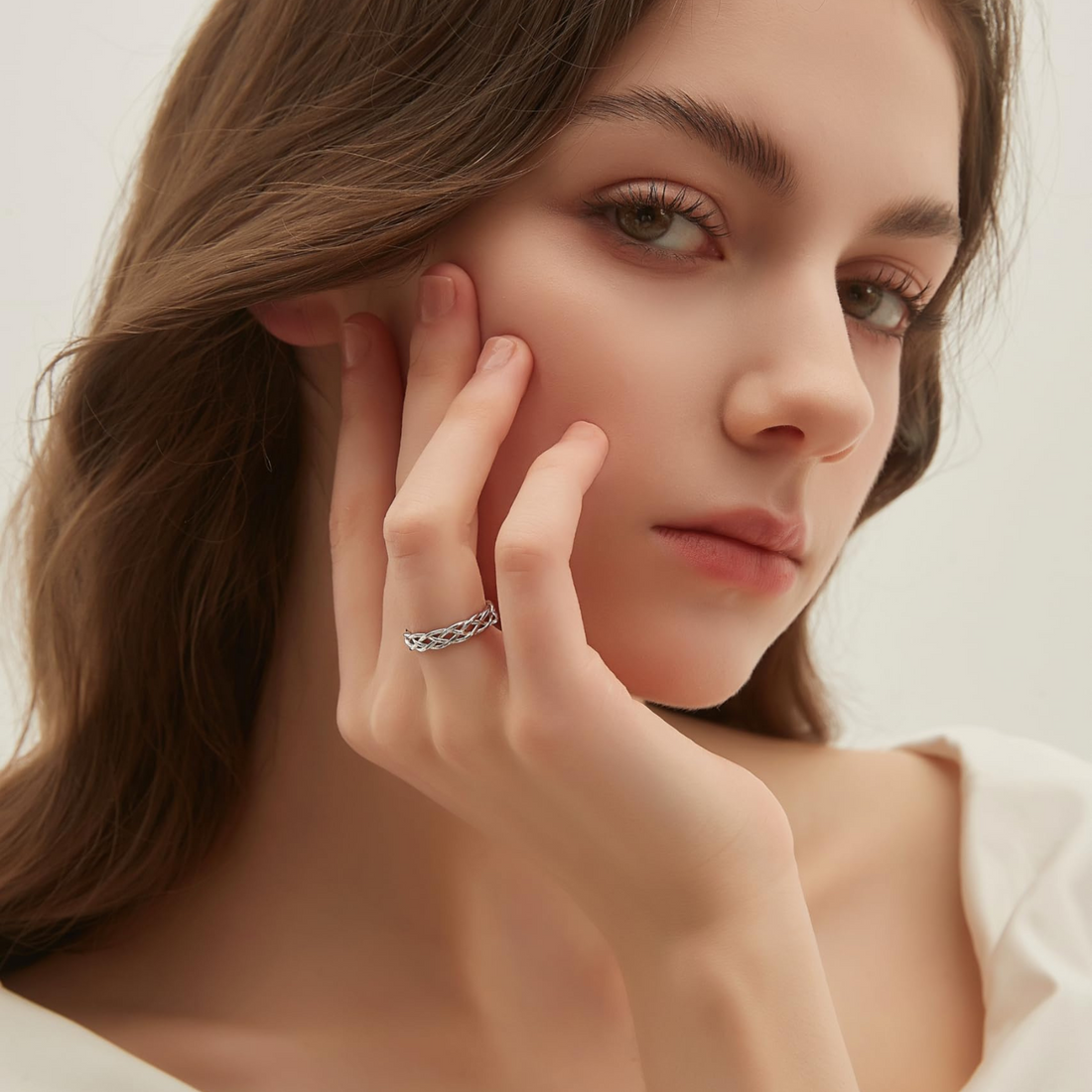 eternity wedding rings, simple wedding rings, inexpensive promise ring, cheap wedding rings for him, cheap wedding rings for men, twist silver ring, s925 twist rings