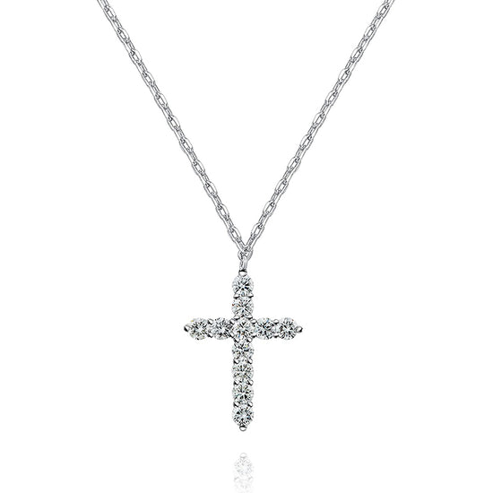 cross necklace, S925 cross pendant necklace, Eamti silver necklaces, silver pendant necklace